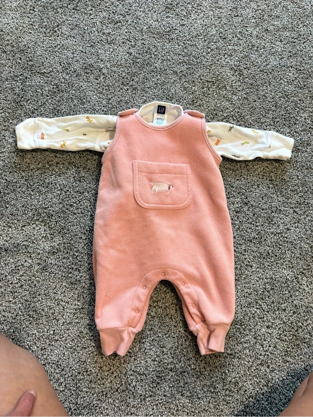 Vintage Y2K era Gap Newborn Girl Long-sleeve Outfits